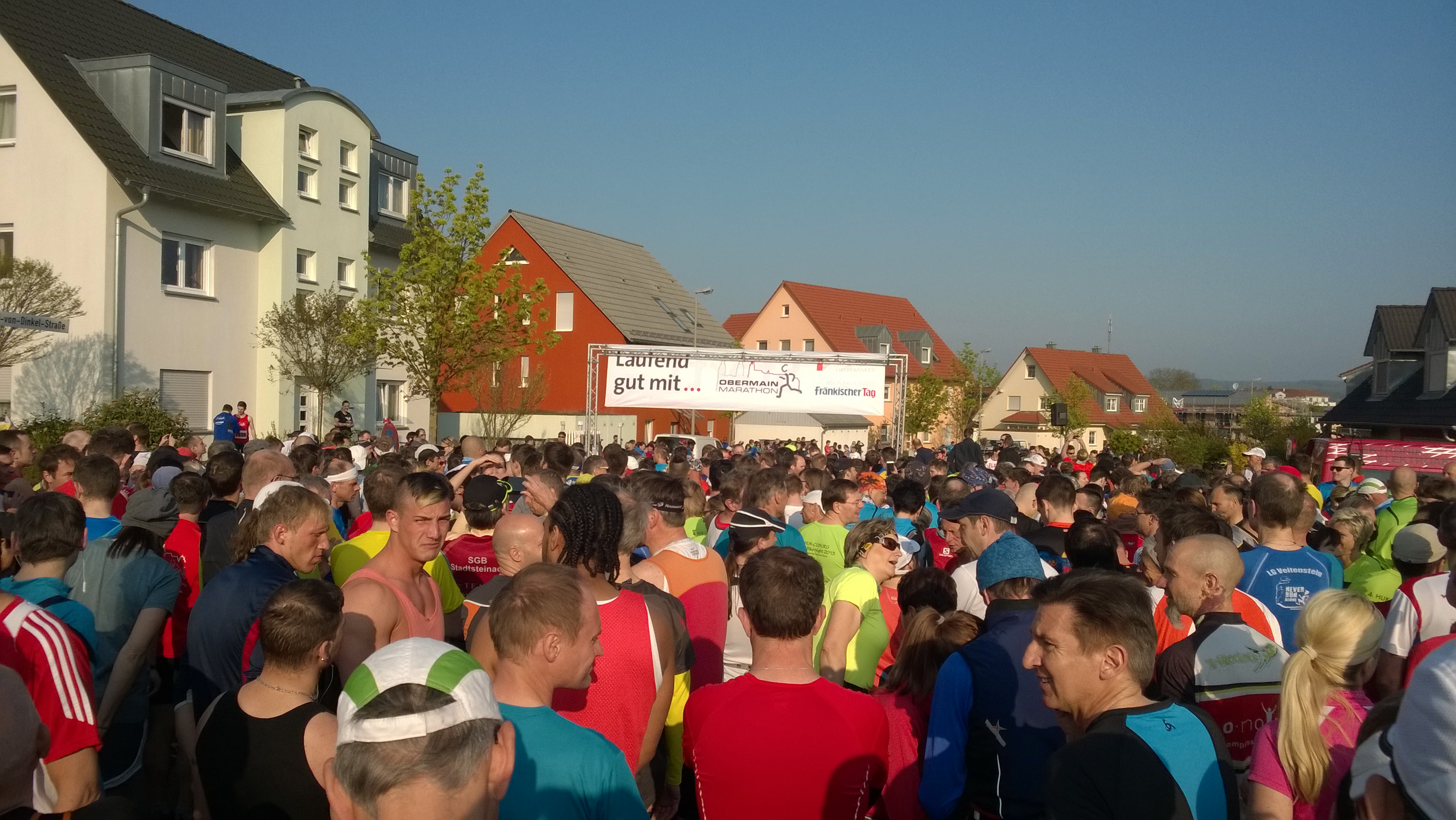 Halbmarathon 10. Obermain-Marathon 2014