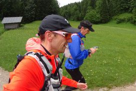 am Ferchensee im Einsatz - die #allebekloppt-Trailrunning-Crew