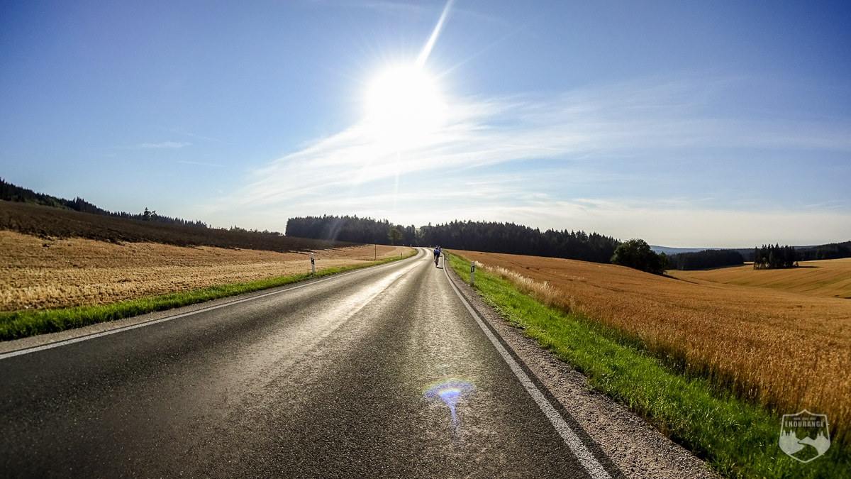 Sonne, Straße, Landstraße, Rennrad, RTF