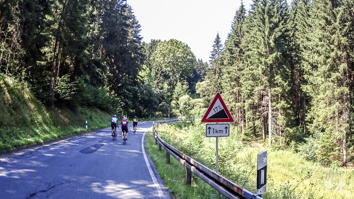 Posseck, Frankenwald Radmarathon, Rampe, Steigung, Climbing, Höhenmeter